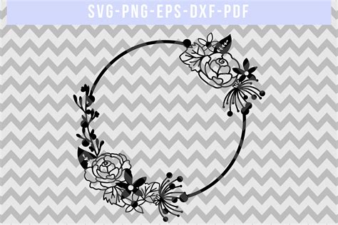 Download 450+ Floral Frame SVG Cut Files